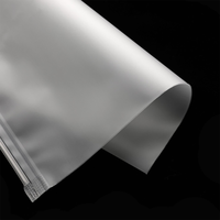 Sacs en plastique givrés personnalisés de haute qualité avec fermeture éclair réutilisable pour vêtements, chaussettes et fourrures