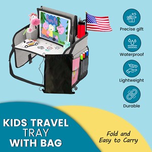 Free sample Hot Sale Toddler <b>Car</b> Seat Lap Tray Kids Travel Activity <b>Children</b> Play Snack Bag Seat Table Kids Travel Tray - Product Image 2