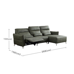 <span class=keywords><strong>2021</strong></span> <span class=keywords><strong>moderne</strong></span> Simple en forme de L canapé petit <span class=keywords><strong>salon</strong></span> coin trois preuves sans lavage lumière luxe Internet célébrité nouveau modèle éponge - Product Image 5