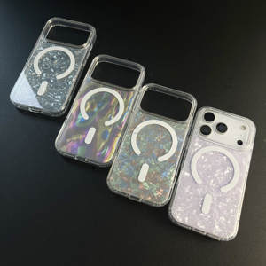 Coque de téléphone magnétique IMD pour iPhone 17 Pro Max 16 15 motif ne se décolore jamais aimant fort couverture antichoc pour Samsung S26 Ultra - Product Image 2