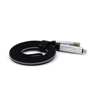 Nouveau produit tendance 2026 : Câble de charge rapide USB 6-en-1 3A 60W PD Type C pour iPhone Samsung, accessoires et coffrets cadeaux