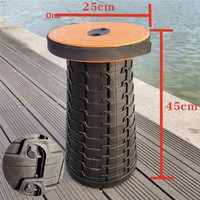 Tabouret pliant de voyage Douyin en PP, portable, réglable, télescopique, pour extérieur, repose-pieds compact, idéal pour le train, la pêche et les files d'attente