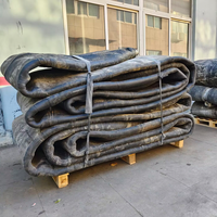 Bouée pneumatique professionnelle noire pour le levage et le sauvetage de bateaux, yachts et navires, avec raccords pour pontons flottants et accostage, de Qingdao