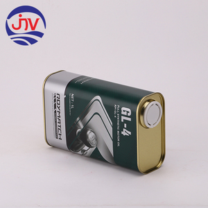 Lata Metálica Rectangular de 1L al por Mayor para Aceite de Motor, Impresión de Logotipo Personalizado, Impresión Offset en Lámina Metálica - Product Image 4