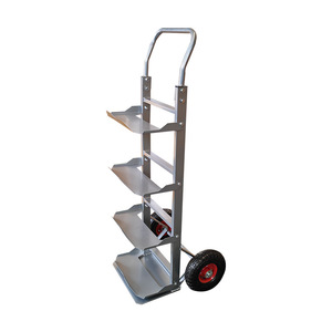 Chariot à seaux d'eau 1370x600x510mm en acier, chariot à outils portable pour le transport de seaux d'eau, chariot monte-escaliers - Product Image 4
