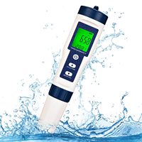 Stylo de test multifonctionnel PH/TDS/Sel/SG/ORP/EC/Hydrogène/Résistivité/Température/Nutriments pour laboratoire