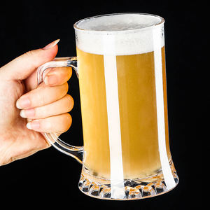 Grands verres à <span class=keywords><strong>bière</strong></span> lourds avec poignée, verres à <span class=keywords><strong>bière</strong></span> classiques, style <span class=keywords><strong>verre</strong></span> à <span class=keywords><strong>bière</strong></span> <span class=keywords><strong>extra</strong></span> large, super mug - Product Image 6