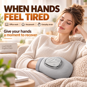 Guante de Masaje Eléctrico para Manos con Calor y Compresión, Soporte para Muñeca, Control Remoto Inalámbrico - Product Image 4