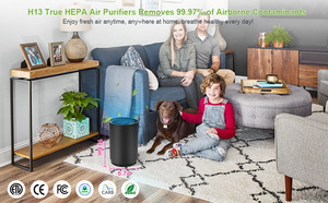 Thiết bị điện tử hộ gia đình Pet xe máy lọc không khí với UV làm mát máy lọc Cleaner <span class=keywords><strong>HEPA</strong></span> lọc cho khói loại bỏ - Product Image 5