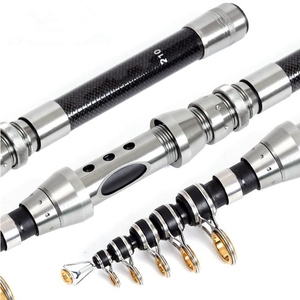 2025 Offre Spéciale cannes à <span class=keywords><strong>pêche</strong></span> télescopiques portables en Fiber de carbone longue coulée 4.9FT à 8.9FT longueur pour les ruisseaux de lacs d'eau salée de carpe - Product Image 4