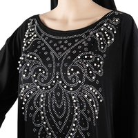 Fabrik benutzer definierte Afro amerikaner New Arabic Style Abaya Boubou Plus Size Frauen Damen Long Muslim Kleid