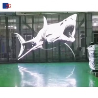 Pantalla LED Transparente P3.91 a Todo Color de Alta Calidad y Frecuencia de Actualización para Interiores, Ideal para Centros Comerciales y Tiendas Minoristas