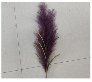 Décoration <span class=keywords><strong>de</strong></span> maison pour la remise des diplômes en gros, feuilles d'herbe <span class=keywords><strong>de</strong></span> la <span class=keywords><strong>pampa</strong></span> artificielles en forme <span class=keywords><strong>de</strong></span> plume, 110 cm, Saint-Valentin, Noël - Product Image 3