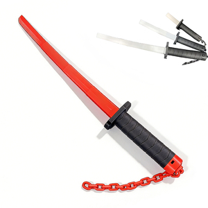Espada Katana Telescópica de Juguete de Plástico, <span class=keywords><strong>Armas</strong></span> de Artes Marciales Ninja para Jugar a Pelear, Espada Samurai Retráctil con Impresión 3D y Gravedad - Product Image 1
