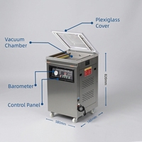 Machine d'emballage sous vide électrique automatique de table pour sacs et pochettes en plastique 220/110V, utilisation facile