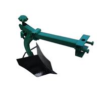 Arado Cosechador de Cacahuetes para Motocultor, Accesorio de Cosecha de 6.5 KG con Rejilla de Cribado y Profundidad Ajustable para Cultivos de Raíz en Pequeñas Granjas