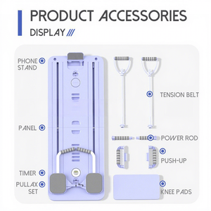 Tabla <span class=keywords><strong>de</strong></span> <span class=keywords><strong>Ejercicios</strong></span> <span class=keywords><strong>Abdominales</strong></span> <span class=keywords><strong>de</strong></span> Doble Vía, Máquina Abdominal Plegable con Soporte para Teléfono, Rebote Automático, Multifuncional - Product Image 3
