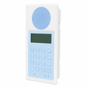 Interphone GSM 4G étanche IP55 pour salle blanche et laboratoire, nettoyable avec écran LCD - Product Image 2