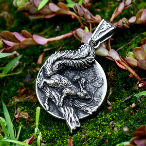 SS8-899P acier inoxydable écureuil <span class=keywords><strong>pendentif</strong></span> 3D rond haute qualité bijoux pour hommes Animal <span class=keywords><strong>sanglier</strong></span> <span class=keywords><strong>pendentif</strong></span> bijoux en gros - Product Image 2