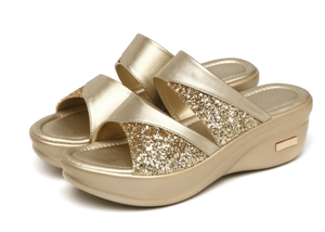 <span class=keywords><strong>Sandalias</strong></span> <span class=keywords><strong>de</strong></span> <span class=keywords><strong>Plataforma</strong></span> con Cuña para Mujer, Elegantes y a la Moda, Tallas Grandes, Casuales, OEM/ODM - Product Image 3