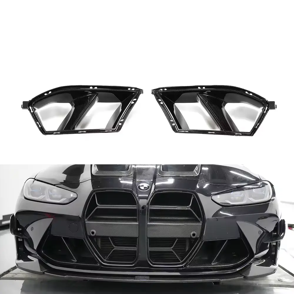 Koolstofvezel Voorbumper Deksel Luchtinlaat Grille Voor Bmw 3 4 Serie M3 M4 G80 G82 Ontluchter 2d 4d 2021-2022