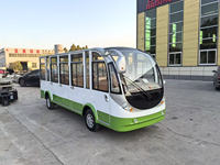 Bus de tourisme électrique Renqi Hotel Park 8 places 72V/4kW AC, couleur personnalisée, frein à disque double hydraulique, étanche