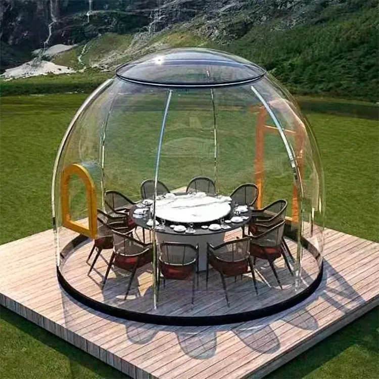 Bong bóng lều cặp vợ chồng lãng mạn bong bóng Nhà rõ ràng ngoài trời Pavilion Lều Homestay trọ Polycarbonate Dome phòng