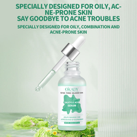 Sérum Visage Liquide à l'Acide Salicylique Anti-Sébum Soin des Pores Amélioration de l'Apparence des Points Noirs Exfoliant 30mL Soin de la Peau