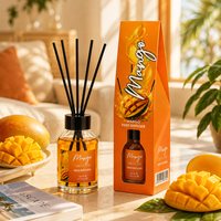 Private Label 100ML Rietdiffuser Collectie Bloemige Fruitige Geurolie Met Glazen Fles Voor Huisdecoratiemerken