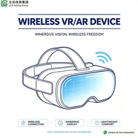 Casque VR/AR sans fil LCS certifié UKCA pour le marché britannique, lunettes de réalité virtuelle immersives