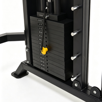 Machine Smith à charge lourde avec loquet de sécurité, rack de musculation multifonctionnel avec machine à câble pour la salle de sport, le studio et l'entraînement à domicile