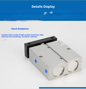 Cilindro Pneumatico Tandem a Doppio Albero e Doppia Asta TN/TDA20X75S Tipo Airtac TN10X50 con Corpo in Alluminio Standard - Product Image 2