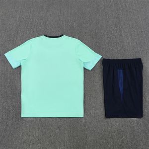 เสื้อฟุตบอลฤดูร้อน พิมพ์ชื่อทีมตามสั่ง แขนสั้น ระบายอากาศได้ดี ผลิตจากโพลีเอสเตอร์/ไนลอน แห้งเร็ว คอกลม ใส่ได้ทั้งชายและหญิง ไซส์ 25/26 - Product Image 3