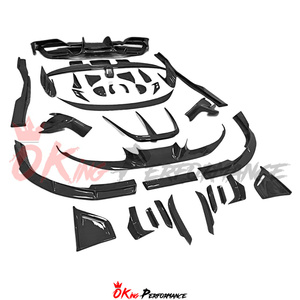 F8 tăng cường BodyKit cho Ferrari F8 tributo mansor phong cách khô sợi carbon body Kit - Product Image 2