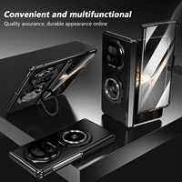Étui de téléphone rotatif en alliage d'aluminium fin pour Honor Magic V2 V3 VS3, verre trempé fin, protection complète, coque antichoc