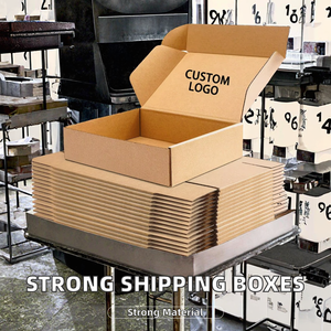 <b>Shipping</b> Reusable Aircraft Mailer <b>Boxes</b> Recyclable Burst Resistant High Strength Corrugated Cardboard Matt Lamination Embossing - Product Image 2