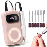 Nouvelle perceuse à ongles électrique portable 45000 tr/min, lime à ongles électrique 3 couleurs à prix unitaire bas, OEM ODM