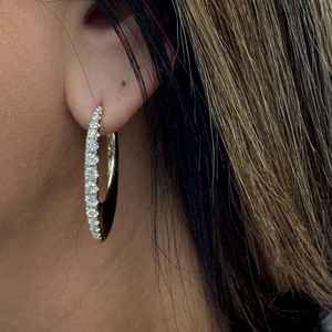 Premium Lab Grown Diamond Stud <b>Earrings</b> for Women Round Brilliant Cut 925 Sterling Silver Elegant <b>Fine</b> Jewelry Gift - Product Image 2