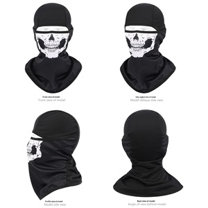 Pasamontañas con Diseño <span class=keywords><strong>de</strong></span> Calavera, Transpirable, <span class=keywords><strong>de</strong></span> Spandex/Poliéster, Unisex, para Motociclismo y Uso al Aire Libre - Product Image 4