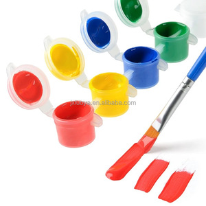 ชุดสีอะคริลิคเรืองแสง 12 สี ขนาด 5 มล. พร้อมอุปกรณ์วาดภาพสำหรับเด็ก วัสดุไนลอน - Product Image 2