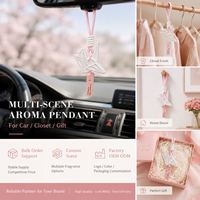 Désodorisant Suspendu Auto Grue Origami Diffuseur Aroma Plâtre Logo Cadeau Promo B2B Parfum Auto