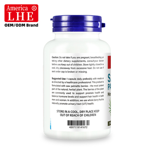 Suplemento Dietético de Saw Palmetto Shecome para la Salud del Cabello y el Apoyo Urinario para Adultos, 200 Cápsulas de Saw Palmetto - Product Image 5