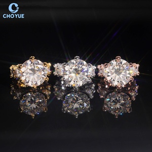 Large Size 20ct Moissanite <b>Ring</b> <b>Iced</b> Out Solid Sterling Silver 925 Hip Hop Jewelry VVS Moissanite Diamond Band Wedding <b>Ring</b> - Product Image 3