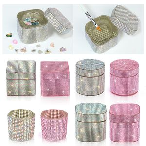 Tazón de Cristal para Mezclar Polvo Acrílico y Líquido, Octagonal, para Decoración de Uñas con Cristales, Herramienta de Limpieza de Lujo para Salón de Manicura - Product Image 4