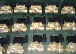 Van điện từ bằng đồng 1 inch 2 chiều 2w250-25 Công suất 2 Watt 250 Áp suất tối đa PSI - Product Image 4