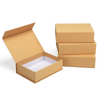 Boîtes à bijoux de luxe en gros, boîtes rigides pliables en carton, grandes boîtes à couvercle magnétique, boîtes cadeaux pliantes magnétiques