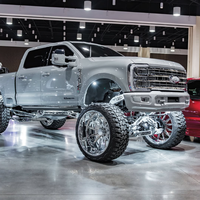 Rines Forjados Personalizados para Camioneta, Diseño Cóncavo Profundo Pulido, 26X10 30X14 22X10 24X12, con 8X180 8X165.1 para Chevy Silverado 2500 RAM 2500