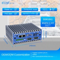 Yanling N11 Celeron J1900 ordinateur industriel intégré sans ventilateur Mini ordinateur industriel DDR3 SSD Intel HD Graphics EU JP UK