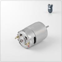 Motor DC Mini 24V Motor Listrik Kecil Kecepatan Tinggi Motor Sikat Mikro untuk Kipas Mobil Mainan DIY