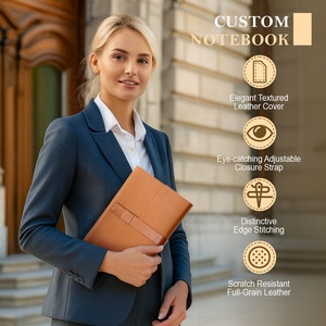 Chương trình nghị sự tùy chỉnh A6 PU da RFID chặn Quà Tặng loạt mẫu miễn phí kim loại dây kéo túi bơm lại Vòng chất kết dính văn phòng máy tính xách tay - Product Image 3